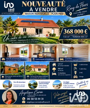 Maison à Rang-du-Fliers (62180)