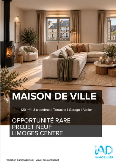 Maison de ville à Limoges (87100)