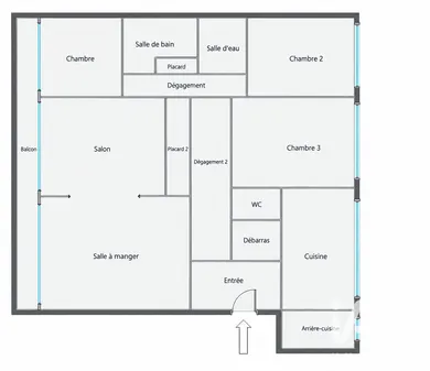 Apartment in Nantes (44300)