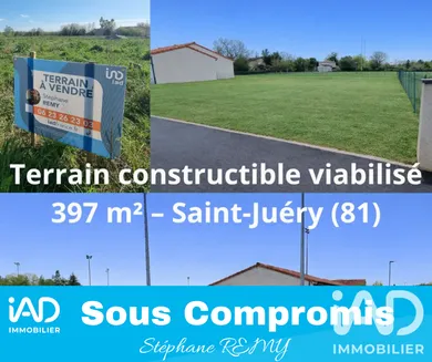 Terrain à bâtir à Saint-Juéry (81160)