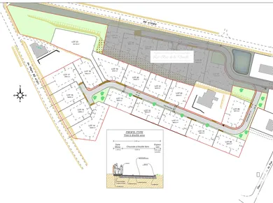 Building plot in Bourg (33710)