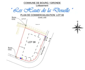 Building plot in Bourg (33710)