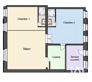 Apartment in Villeneuve-de-Marsan (40190)