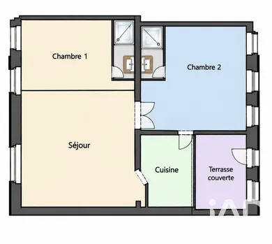 Apartment in Villeneuve-de-Marsan (40190)