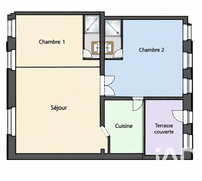 Appartement 4 pièces 80 m² · à Villeneuve-de-Marsan · 80 m² · 99 900 €