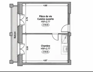 Appartement à Villeneuve-de-Marsan (40190)