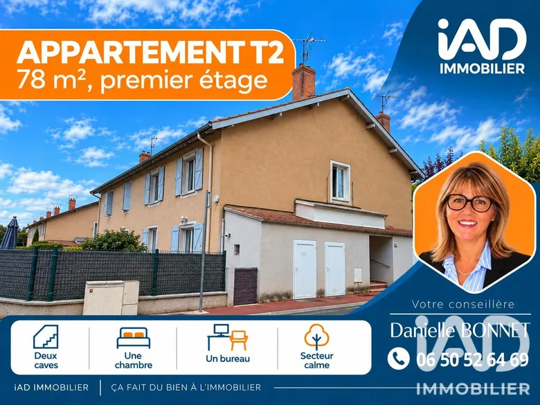 Appartement 2 pièces 79 m² · à Veauche · 79 m² · 120 000 €
