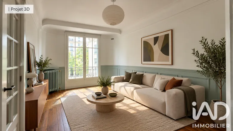 Appartement 3 pièces 57 m² · à Paris · 57 m² · 500 000 €