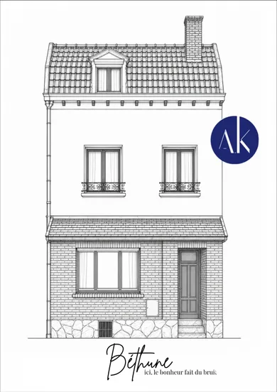 Maison de ville à Béthune (62400)