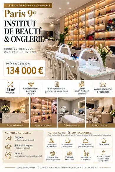 Esthétique, Coiffure à Paris (75009)