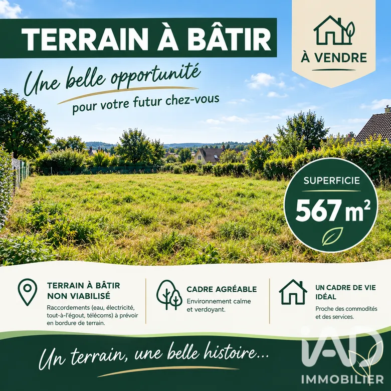 Terrain à bâtir à Le Thou (17290) · 115 000 €