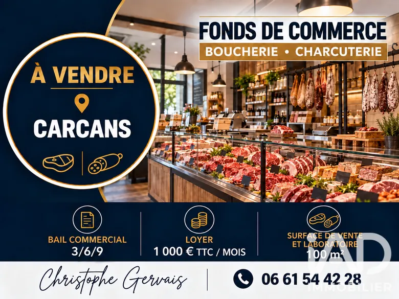 Local commercial 100 m² · à Carcans · 100 m² · 149 960 €