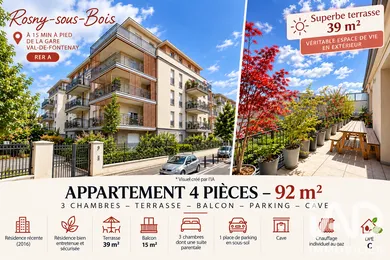 Appartement à Rosny-sous-Bois (93110)
