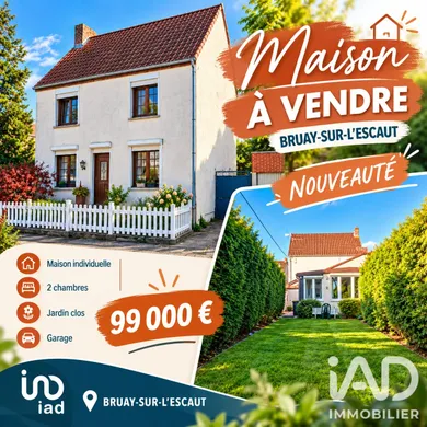 Maison à Bruay-sur-l'Escaut (59860)