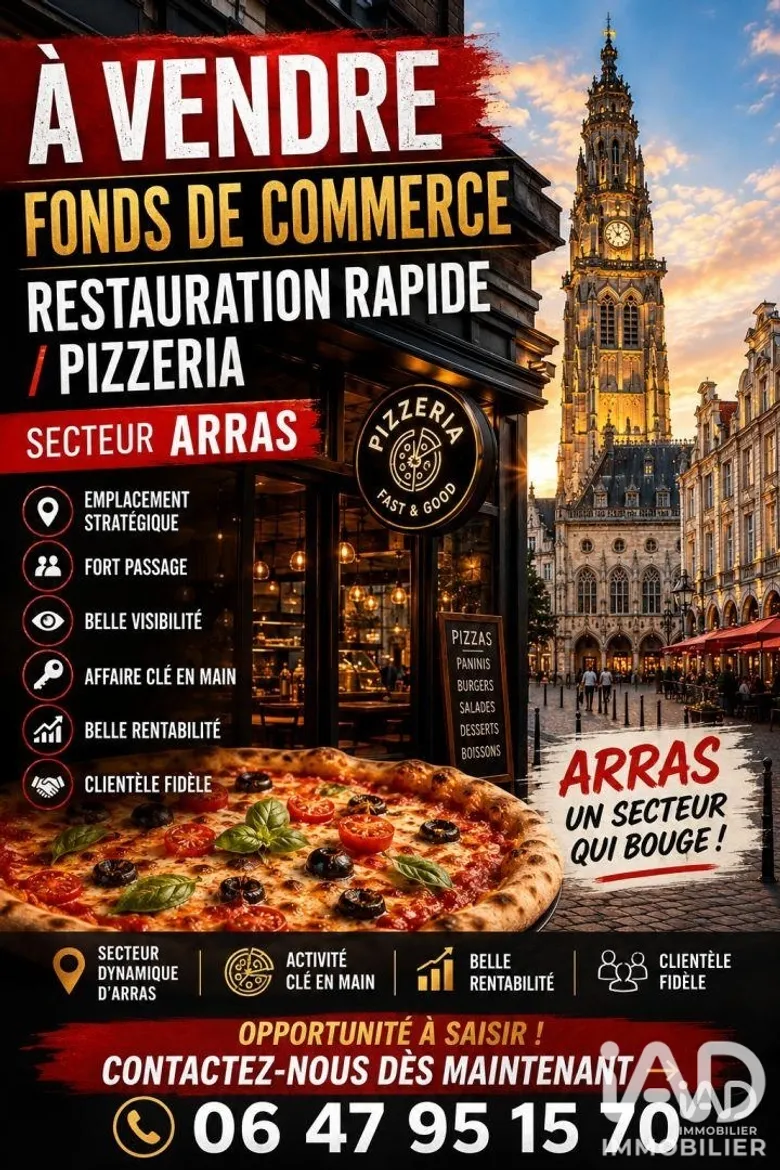 Local commercial 340 m² · à Arras · 340 m² · 118 000 €