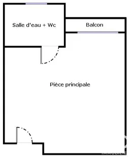 Studio à Paris (75015)