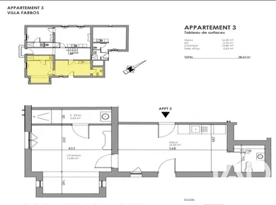 Appartement à Mont-de-Marsan (40000)