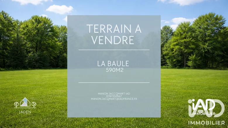 Terrain à bâtir à La Baule-Escoublac (44500) · 248 000 €