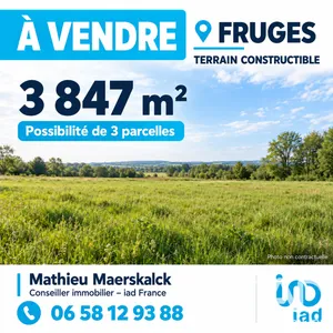 Terrain à bâtir à Fruges (62310)