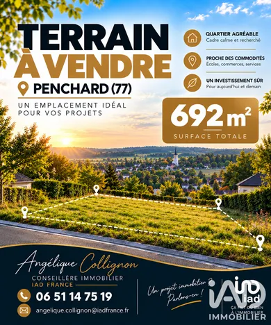 Building plot in Penchard (77124)