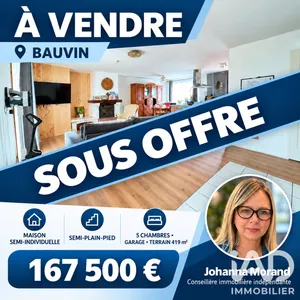 Maison à Bauvin (59221)