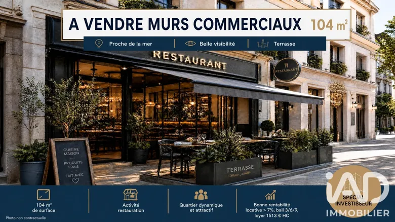 Local commercial 104 m² · à La Grande-Motte · 104 m² · 245 000 €