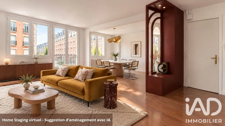 Appartement 3 pièces 63 m² · à Paris · 62,9 m² · 620 000 €