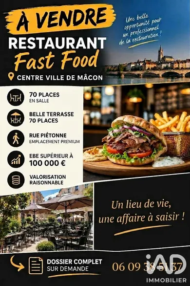 Restauration rapide à Mâcon (71000)