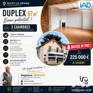 Duplex in Noisy-le-Grand (93160)