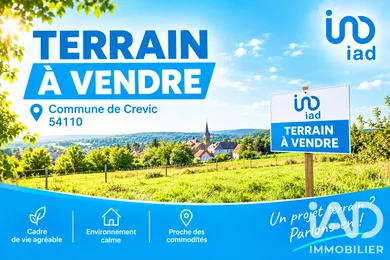 Terrain à bâtir à Crévic (54110)