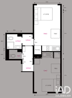 Apartment in Sucy-en-Brie (94370)