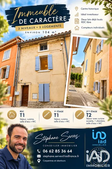 Immeuble à Pernes-les-Fontaines (84210)