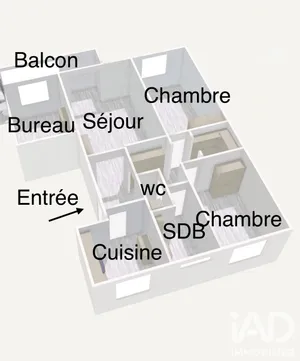 Apartment in Saint-Maur-des-Fossés (94210)