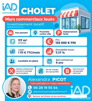 Boutique/Local commercial à Cholet (49300)