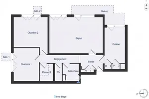 Apartment in Saint-Étienne (42100)