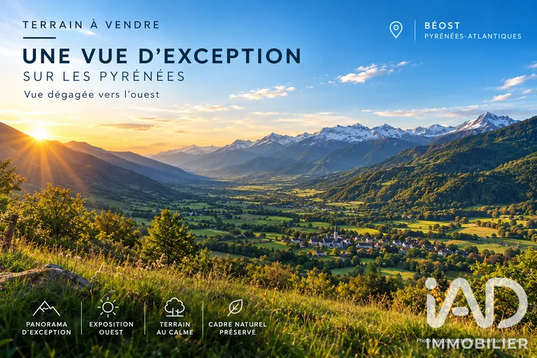 Terrain à bâtir à Béost (64440) · 69 900 €