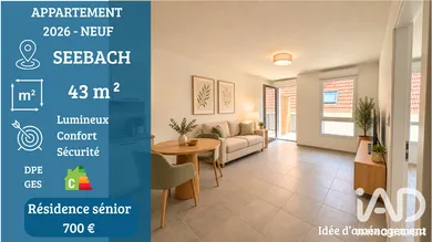 Appartement à Seebach (67160)