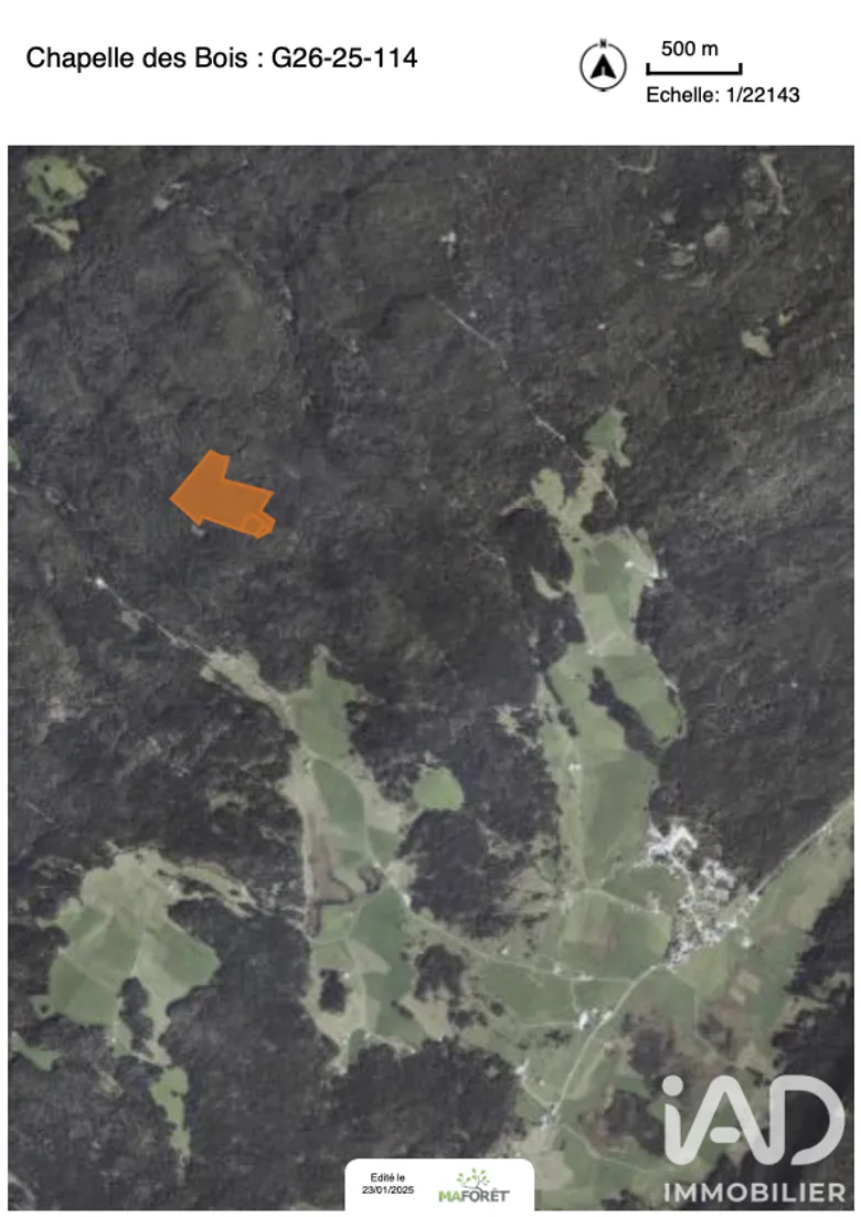 Terrain à Chapelle-des-Bois (25240) · 44 900 €