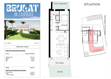 Appartement à Le Castellet (83330)