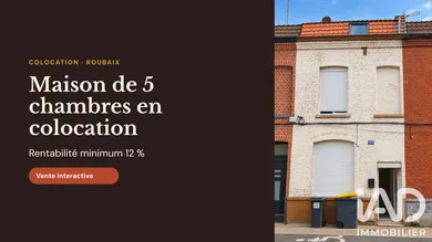 Maison de ville à Roubaix (59100)