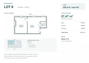 Apartment in Paris (75019)