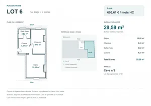Apartment in Paris (75019)