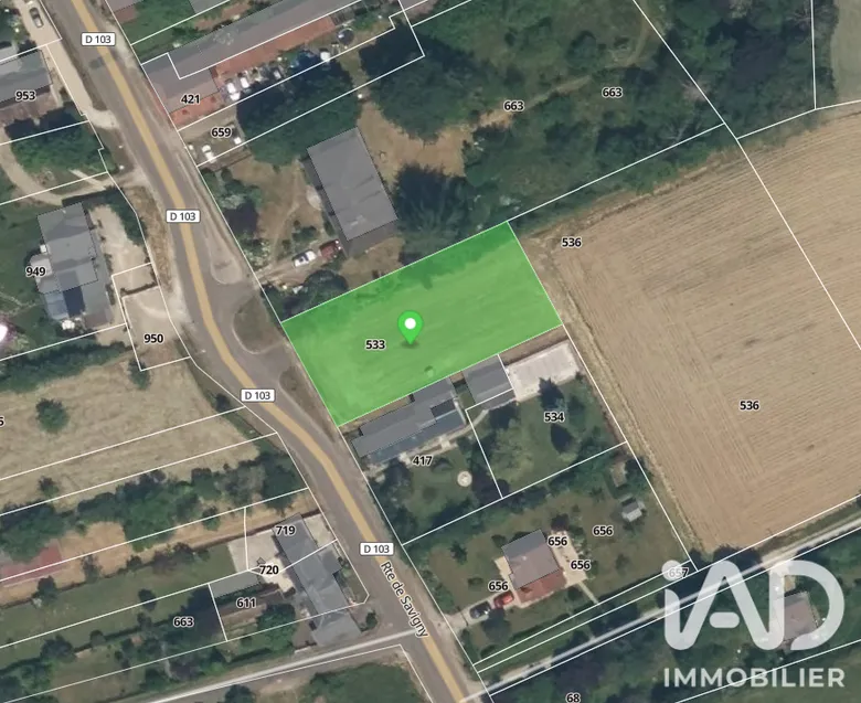 Terrain 1162 m² · à Domats · 1 162 m² · 38 000 €
