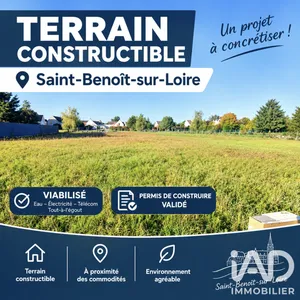 Terrain à bâtir à Saint-Benoît-sur-Loire (45730)
