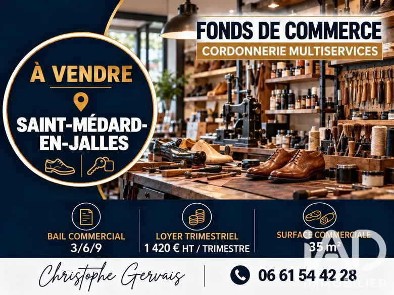 Local commercial 35 m² · à Saint-Médard-en-Jalles · 35 m² · 38 999 €