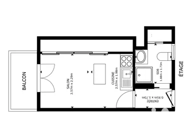Studio in Paris (75018)