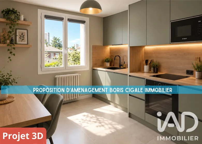 Appartement 3 pièces 53 m² · à Saint-Étienne · 53 m² · 54 900 €