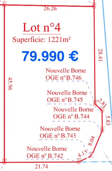 Terrain à bâtir à Feytiat (87220)