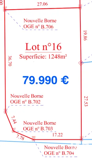 Terrain à bâtir à Feytiat (87220)