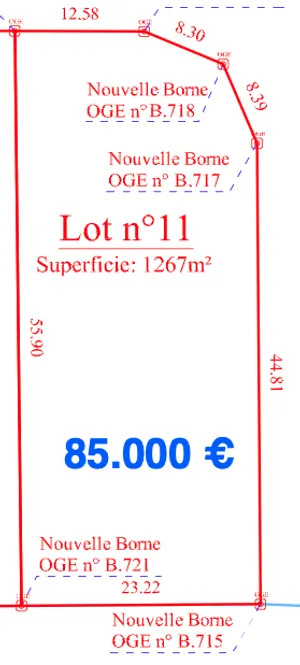Terrain à bâtir à Feytiat (87220)